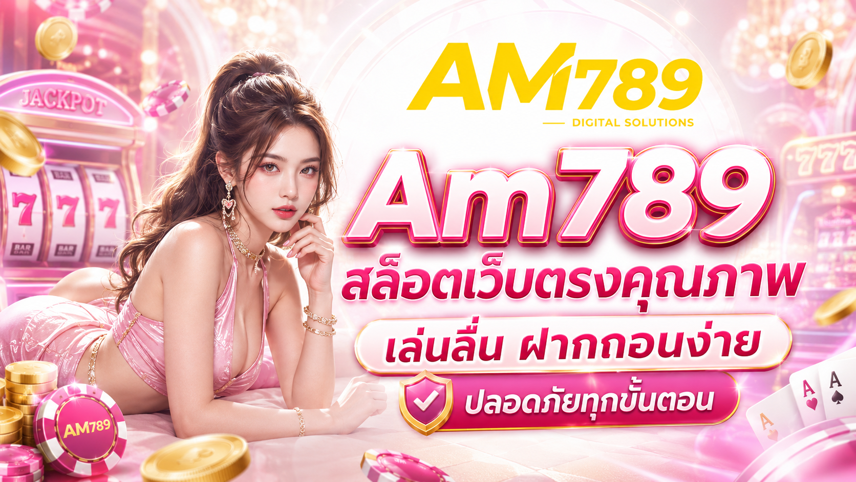 Am789 สล็อตเว็บตรงคุณภาพ เล่นลื่น ฝากถอนง่าย ปลอดภัยทุกขั้นตอน